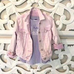 Girls S (6-7) denim jacket